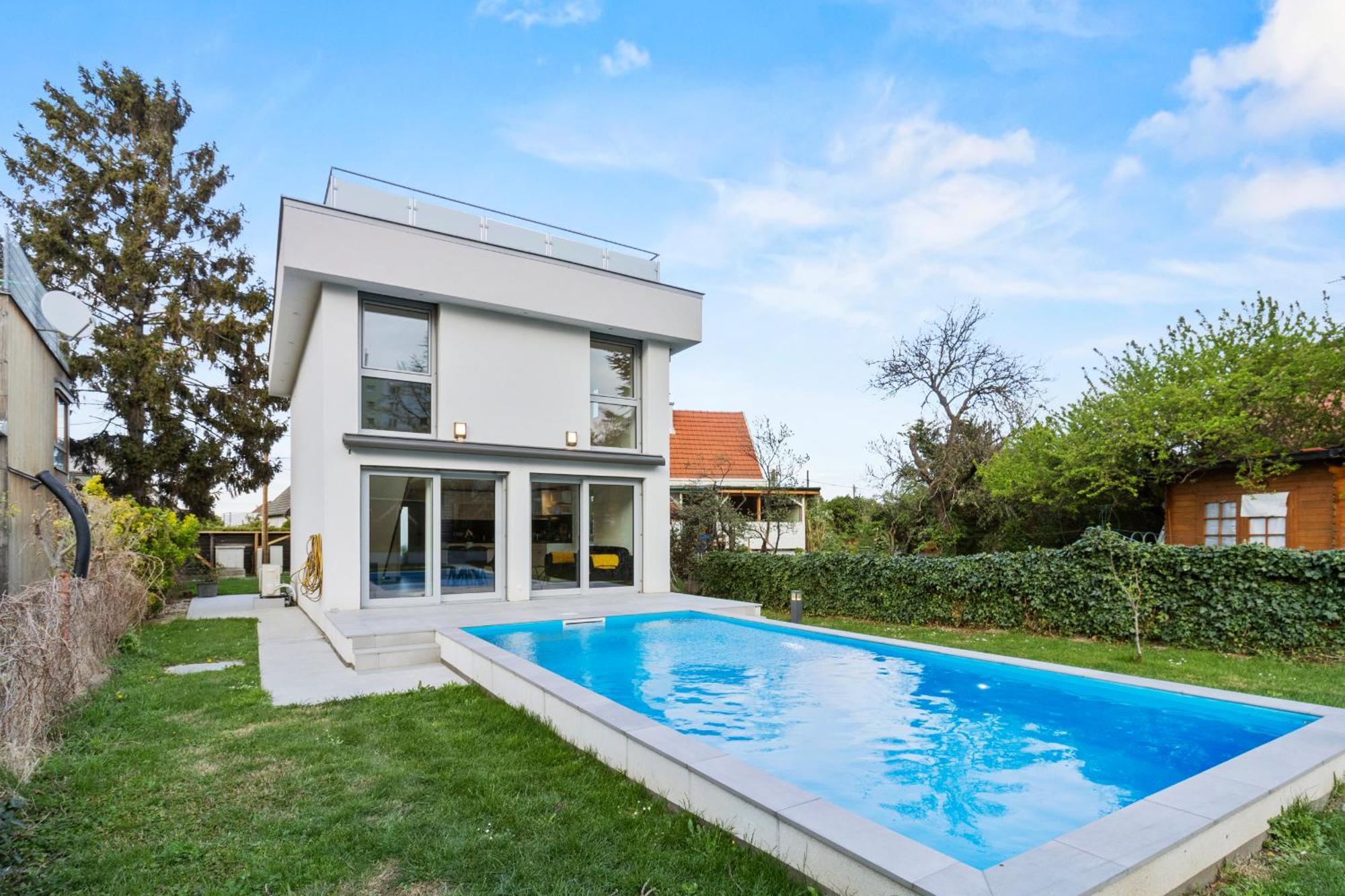 Villa Jaeger Mit Pool In Wien Exteriör bild