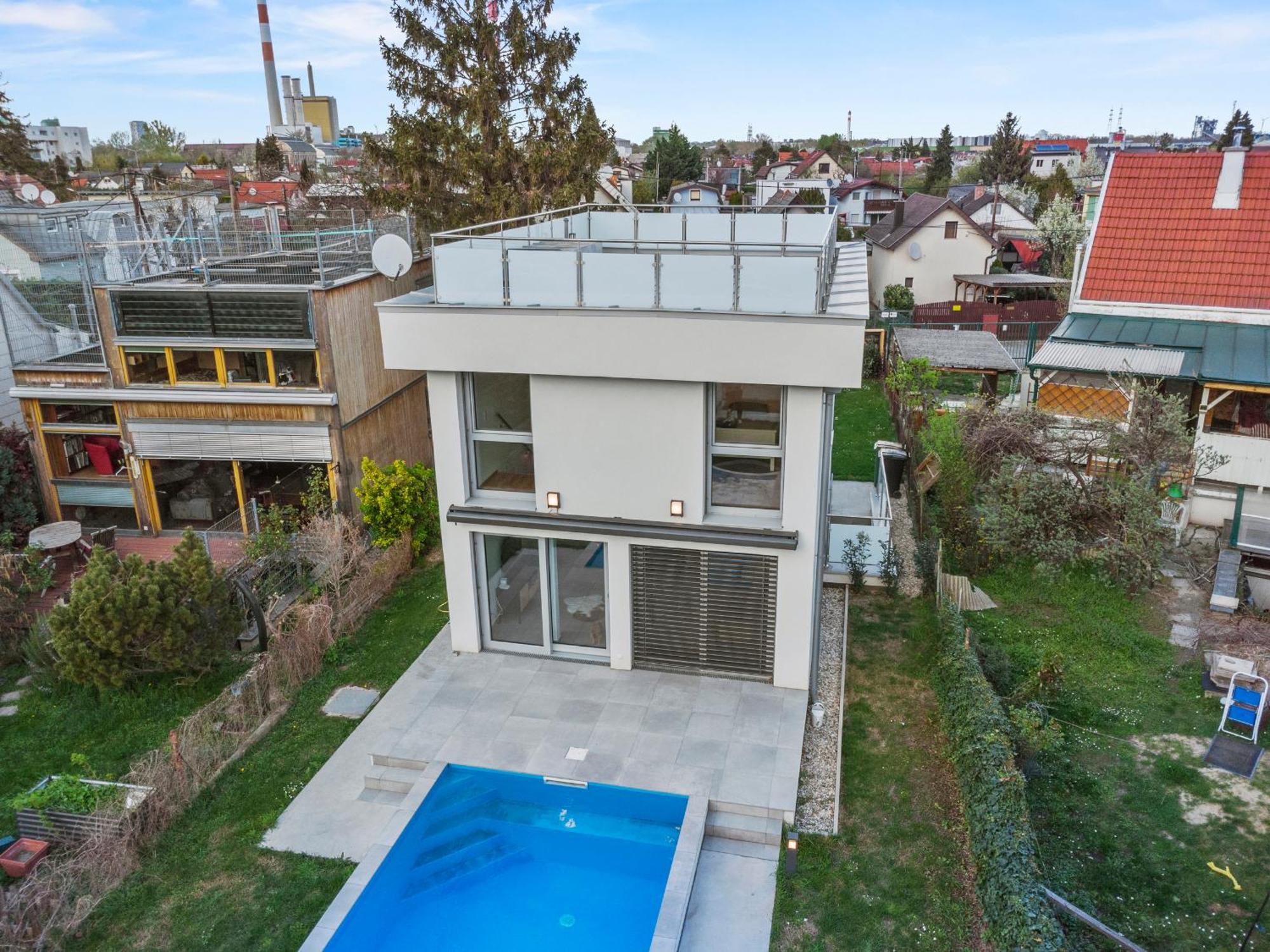 Villa Jaeger Mit Pool In Wien Exteriör bild